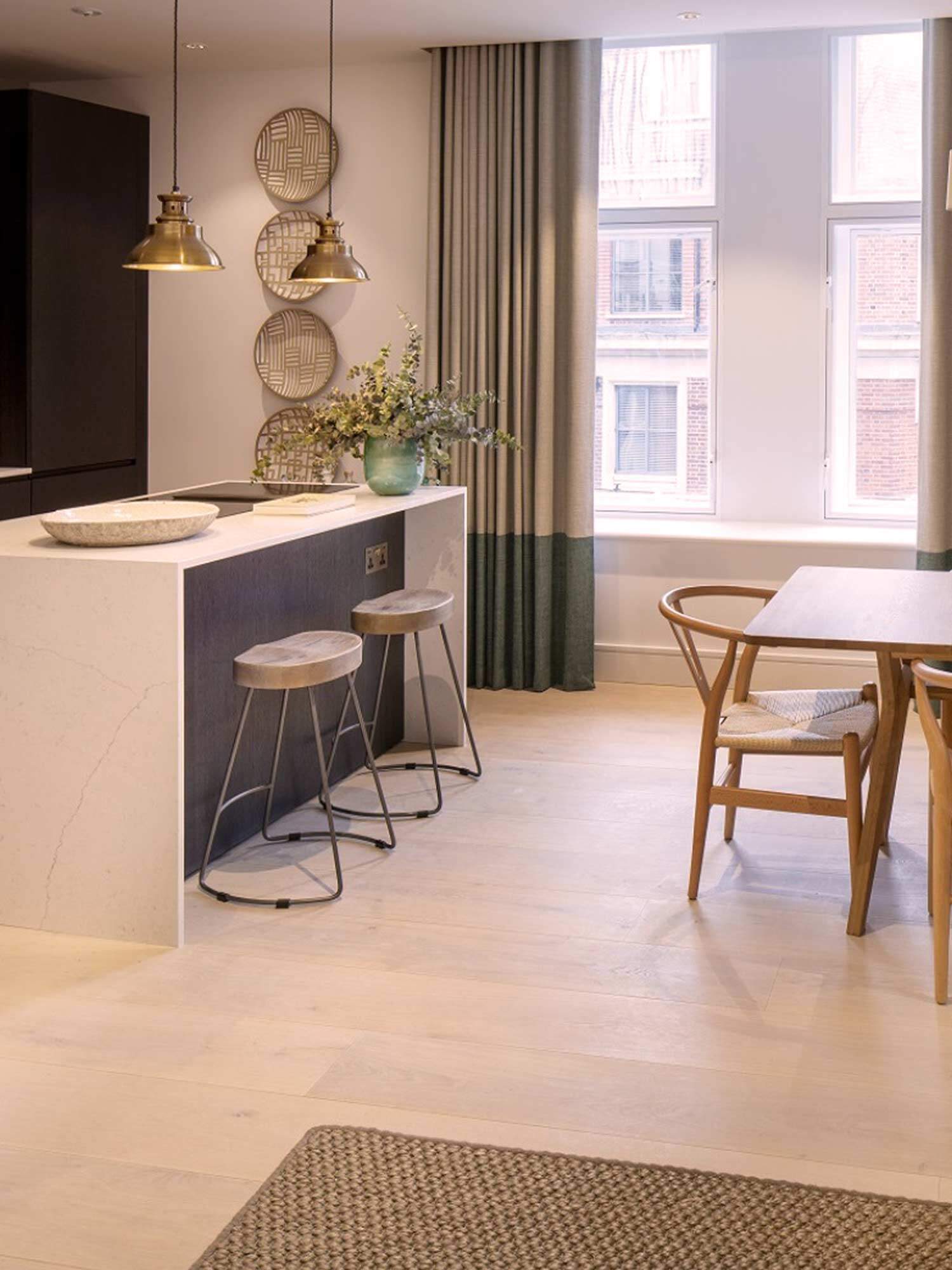 Seashell engineered timber flooring