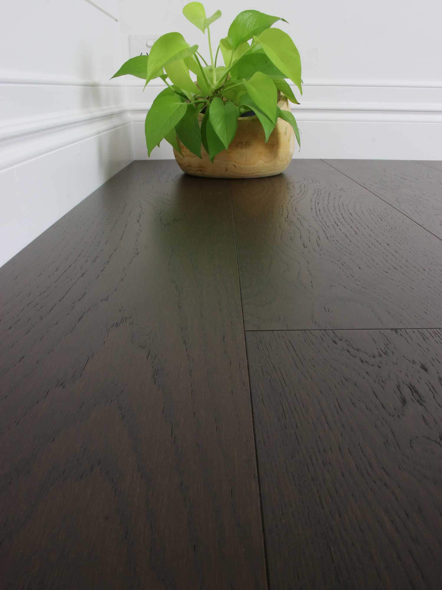 Dark Walnut engineered timber flooring