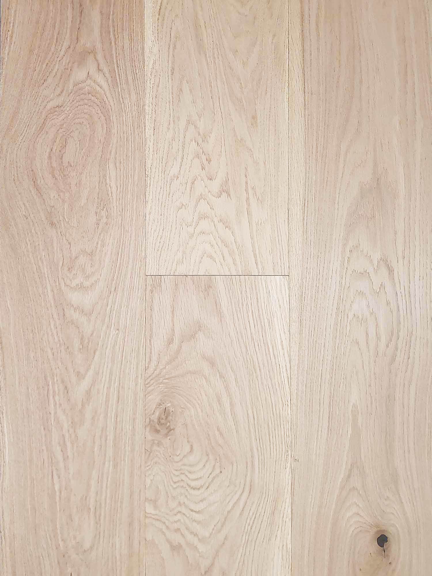 Raw Oak (Unfinished) engineered timber flooring