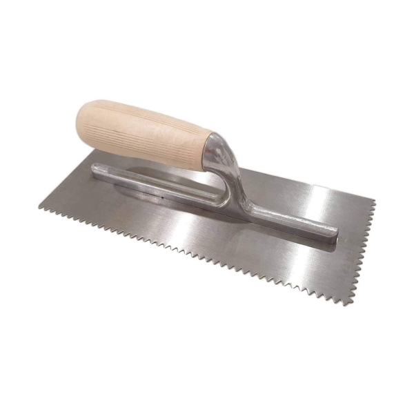 V-Notch Trowel (6mm) engineered timber flooring