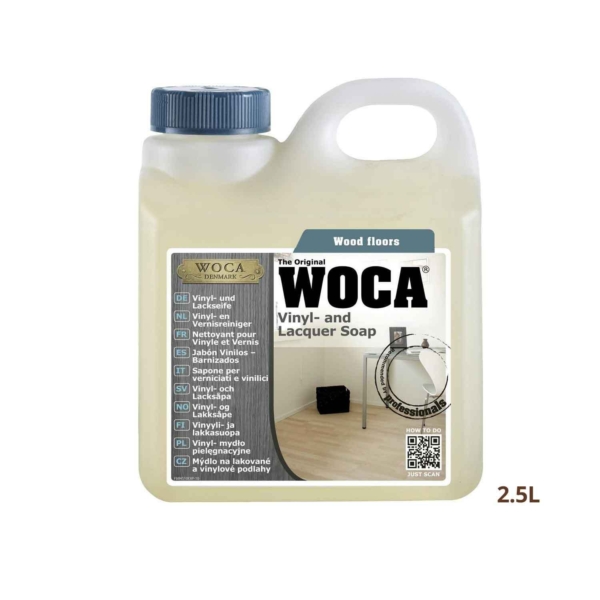 WOCA Lacquer Soap (2.5L) engineered timber flooring
